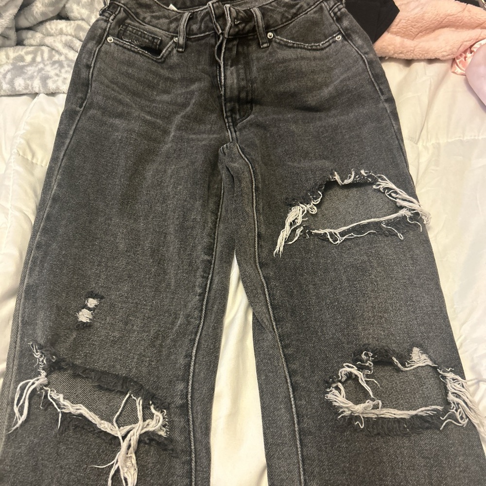 black pacsun ripped jeans
